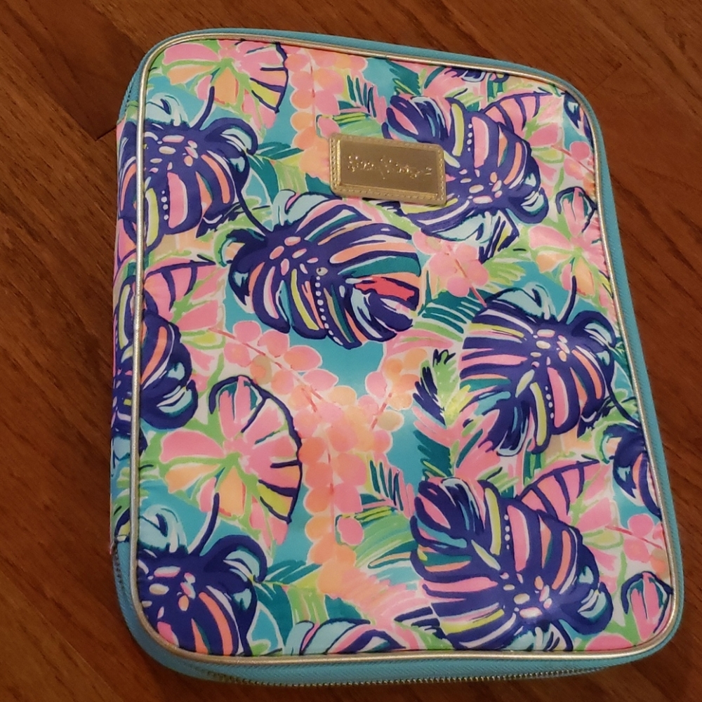 Lilly Pulitzer agenda/tech case travel organizer